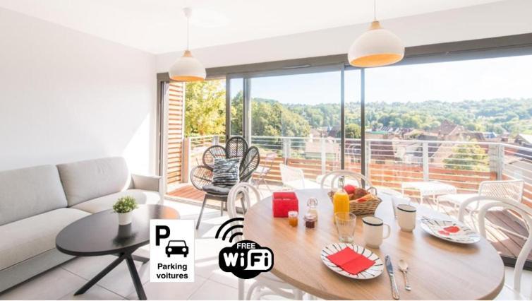 Appartement Le Coquet avec Balcon Terrasse et parking privé à Sarlat Extérieur photo